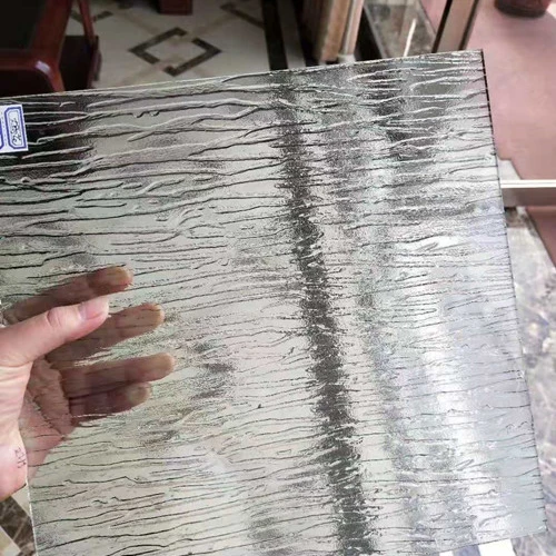 figured glass fluted pattern glass with high quality
