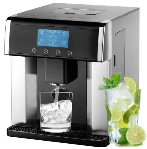 12kgs Portable Cube Ice Dispensing Maker Machine Home Business Automatic Ice Water Dispenser