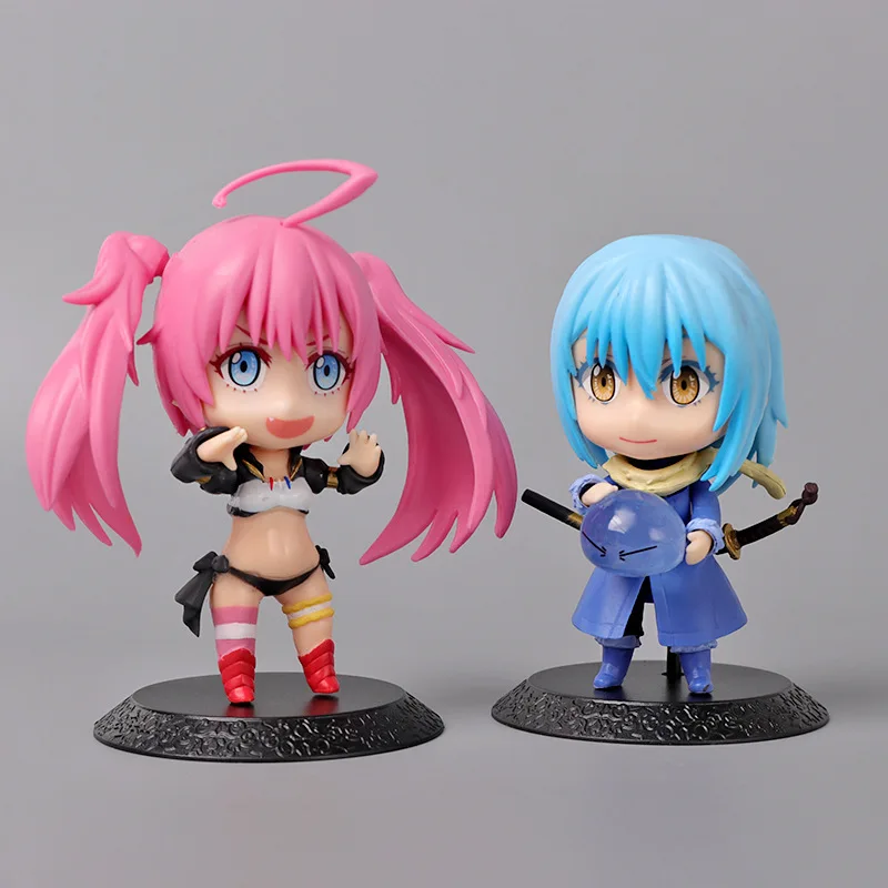 4 Pcs/Set Anime That Time I Got Reincarnated As a Slime Rimuru Cute Q Version Action Figure