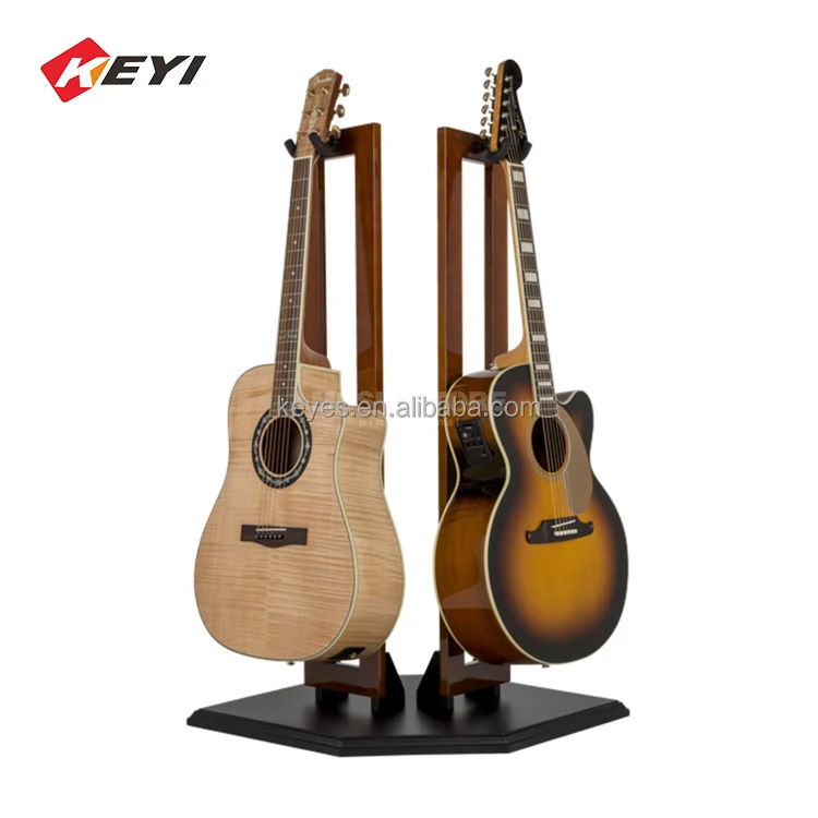 Factory Custom Wood Musical Instrument Guitar Display Stand
