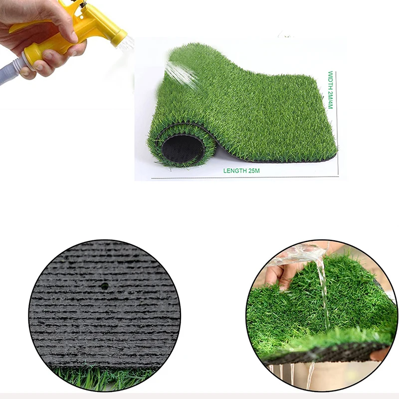 Waterproof and Anti-skid Rubber Backing Artificial Mat Grass Turf Flooring Grass Pad for Dog and Pets