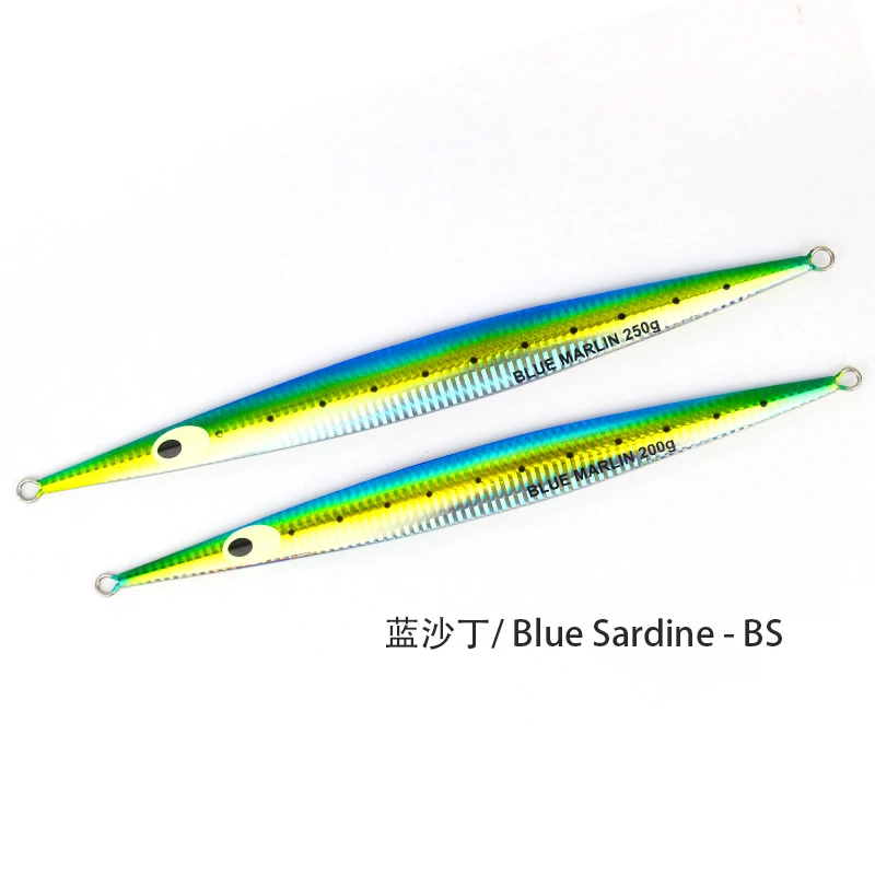 170g 200g Metal Jig Lure Fast Fall Luminous Japan Quality Slider Saltwater Fishing Lures Slider Jig