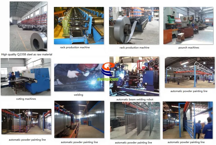 Yongwang Adjustable Flexible Steel Shelf Shelving Pallet Racking Roll Forming Machine Heavy Duty Pallet Racking Beam Rack