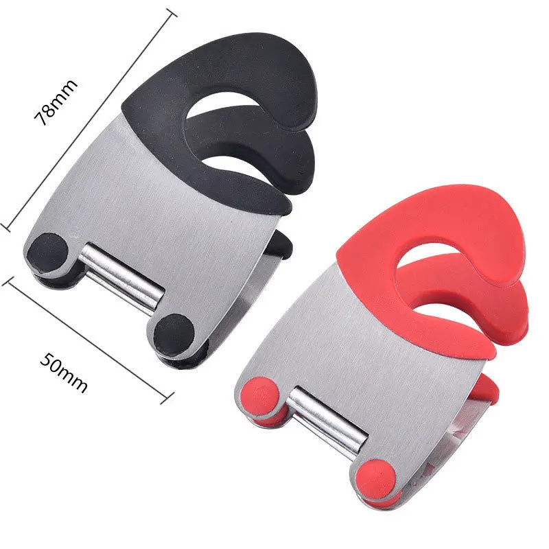 anti-scalding pan side clip pot spoon rest clip stainless steel pot spoon holder