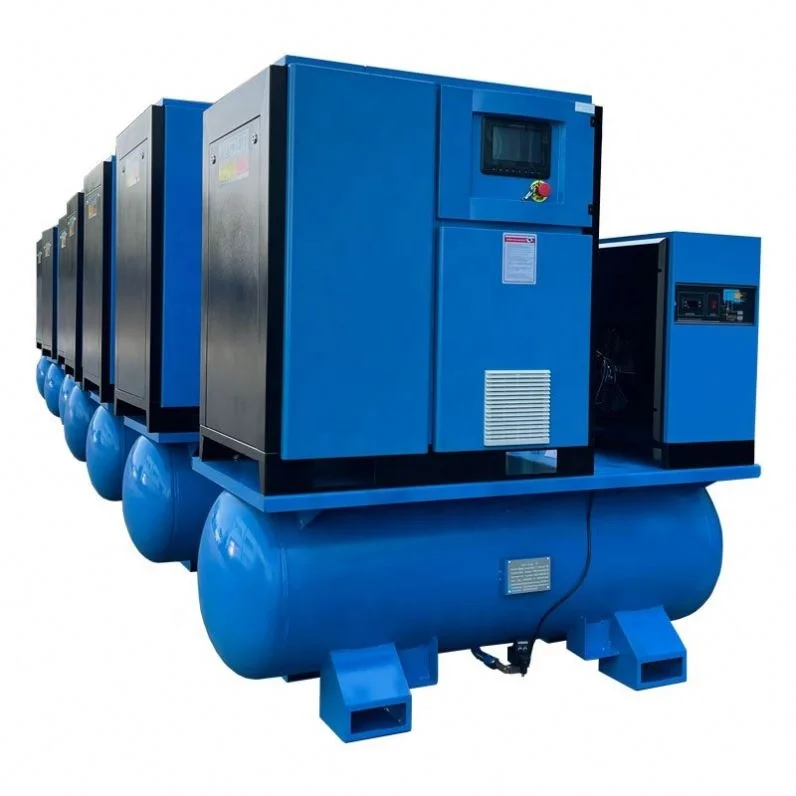 2022 New Arrival Factory Manufacturer Integrated Fixed Speed Screw Air Compressor