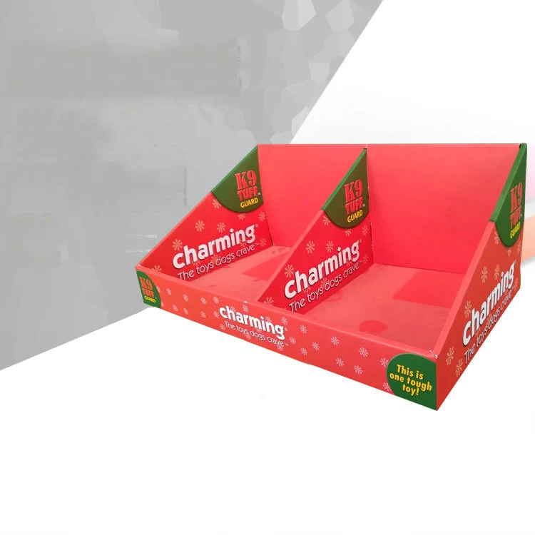 Retail Cardboard Floor Display Stand Single Sided Stand Folding Pop Up Cardboard Display Stand