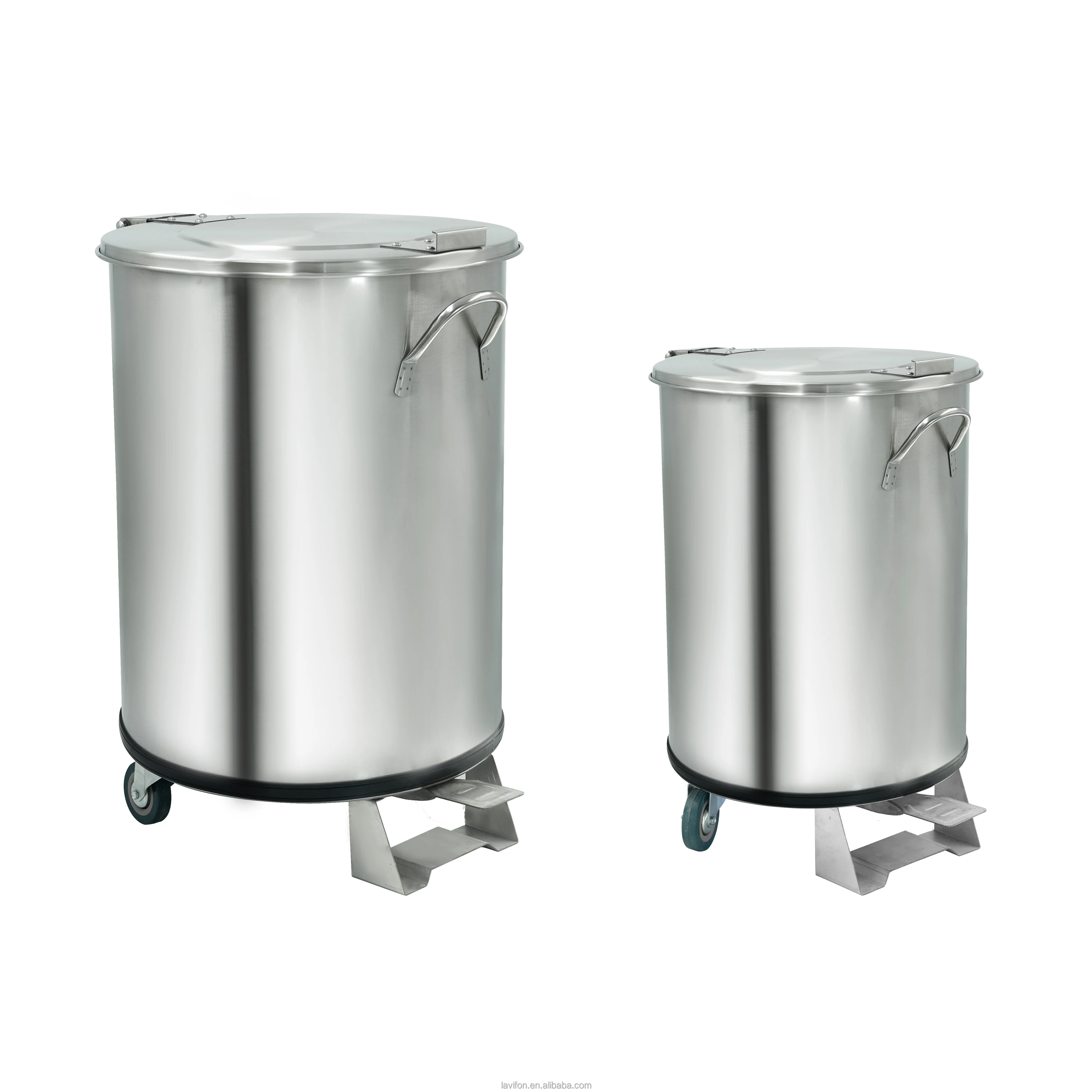 Stainless steel custom modern durable outdoor metal trash bin waste bin dustbin trash bin
