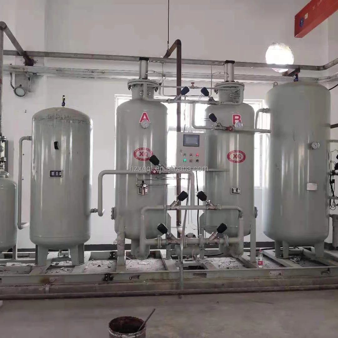 Good quality mini PSA 90-93% purity oxygen generator with booster and  cylinder filling plant