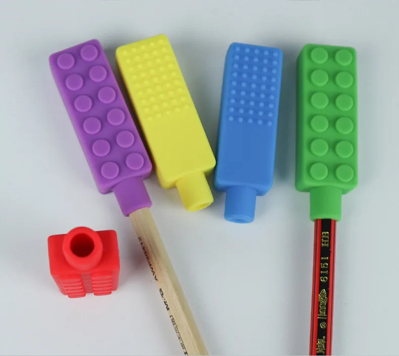 New baby silicone teether bite glue teether stick baby bite toy