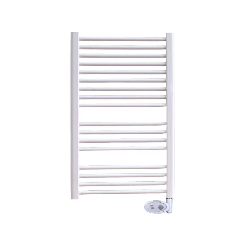 Bathroom central heating vertical electric towel radiator with controller