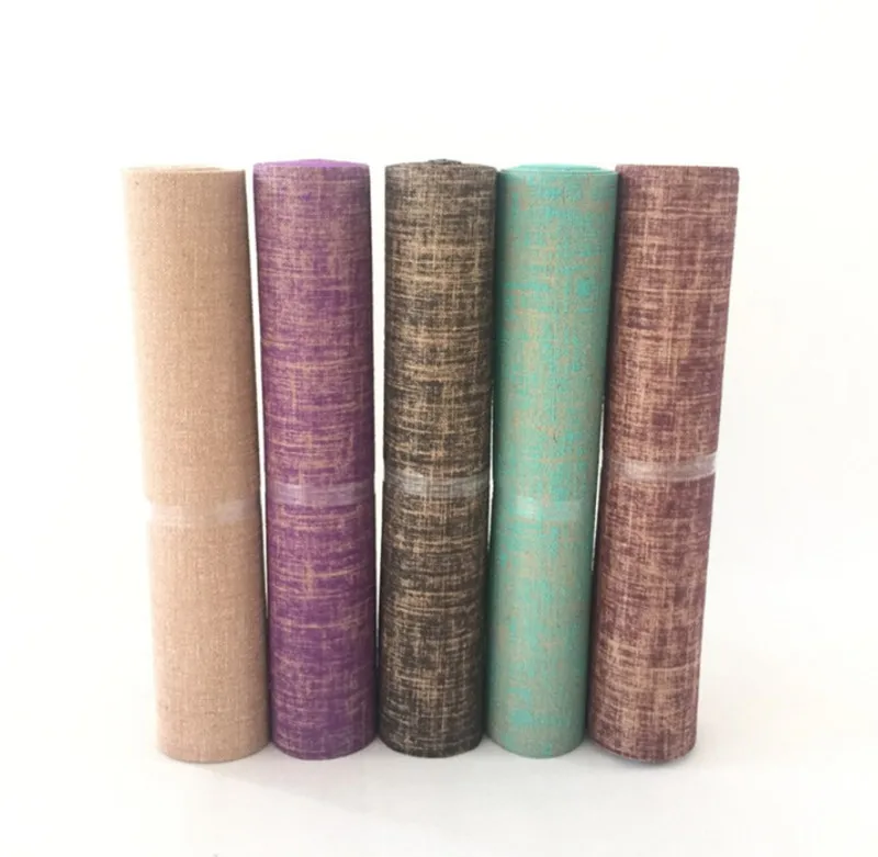 Manufacturer supply eco friendly pilates PVC yoga mat with custom logo