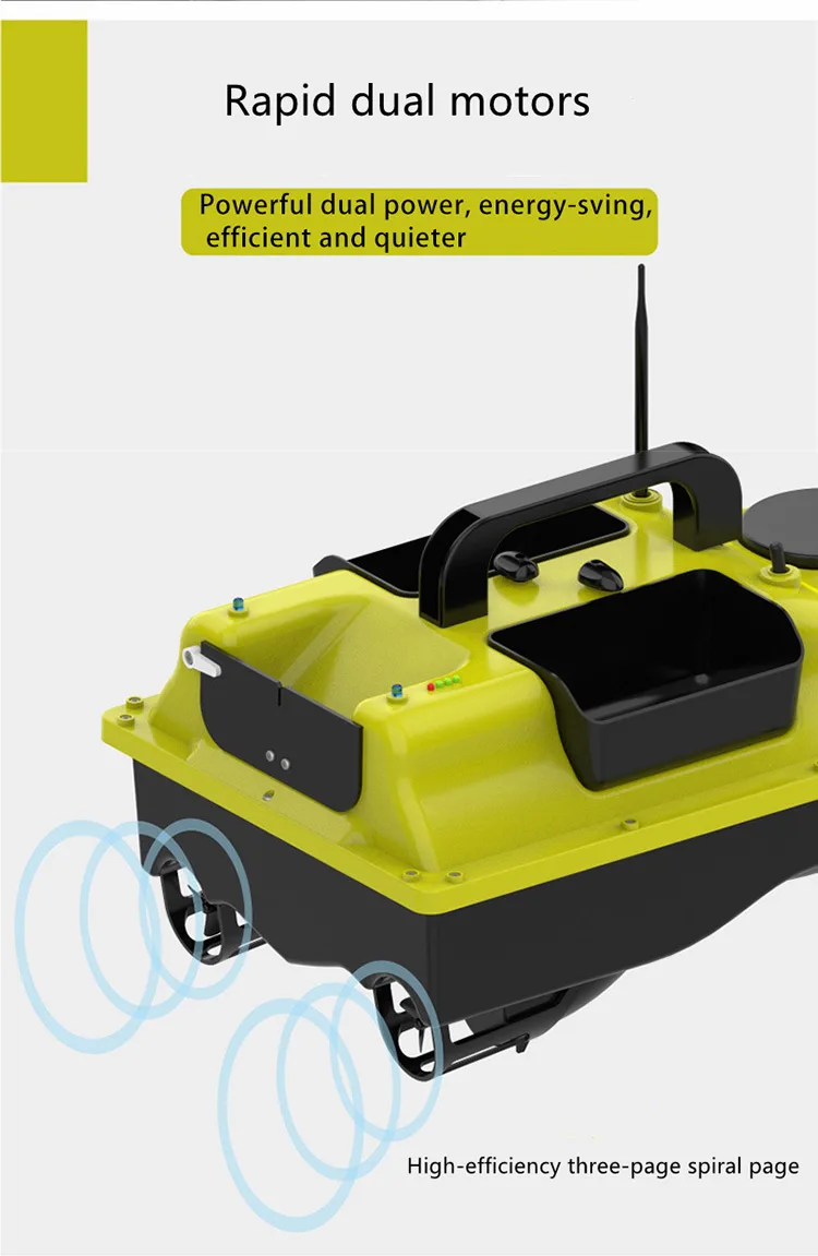 remote bait boat