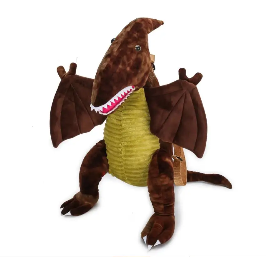 XUX  More 20 Designs Kawaii Dinosaur Plush Backpack Girl  Lovely  Zipper Bags for Student  Double Shoulder Bags 60CM 300G