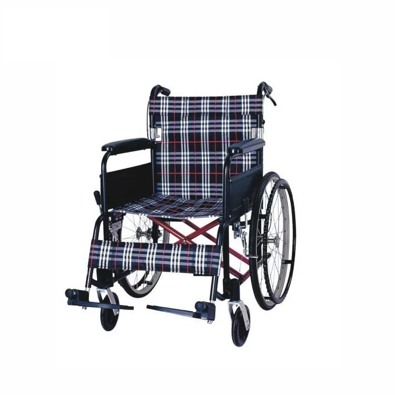 Light Weight Aluminum Elderly Wheelchair with Spare Parts