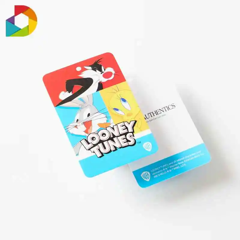 Custom Cartoon Pattern Pull Tab Lottery Tickets Peel off Games Cards Made from Quality Offset Paper