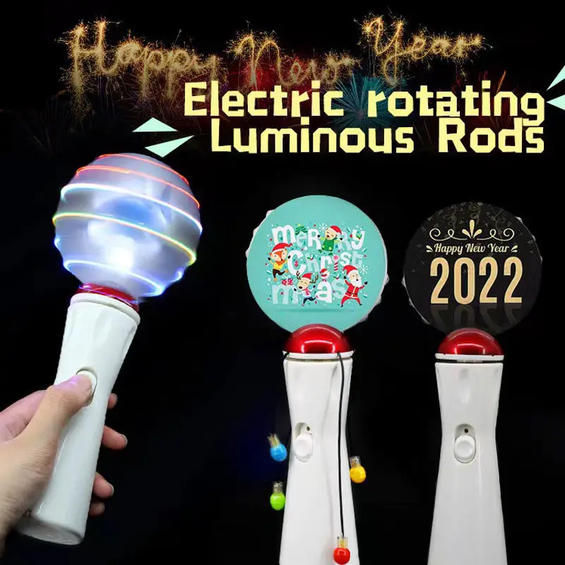 Hot Sales Led Magic Wand Windmill Rainbow Spinner Stick Flashing Light Up Children Toys for Kids
