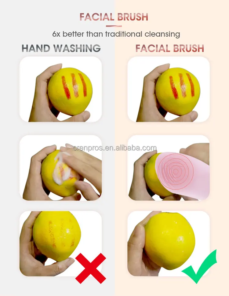 best selling 2022   Electric Silicone face cleansing brush vibrating face cleaner brush deep cleansing scrubber skin care tool
