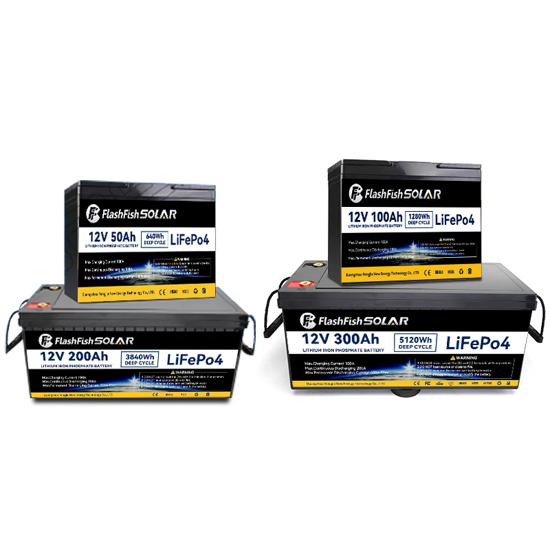 Аккумуляторная батарея Bms Smart Bluetooth литий-ионный Аккумулятор Lifepo4 для гольф-мобиля электромобиля 12 В 50 Ач 100 200 ач 300