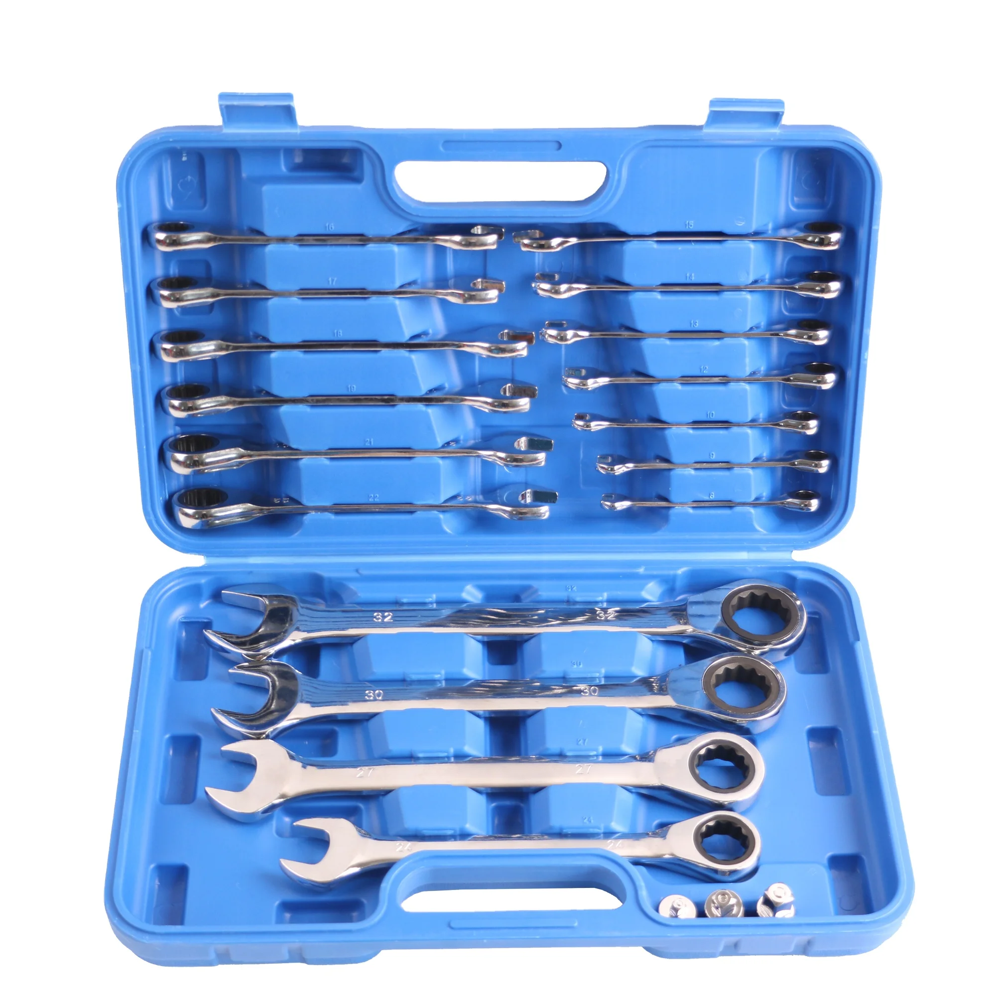 Factory Price 20PCS Open End Ratchet And Ratchet Ring Wrench Set Used For Repairing Car EC2001