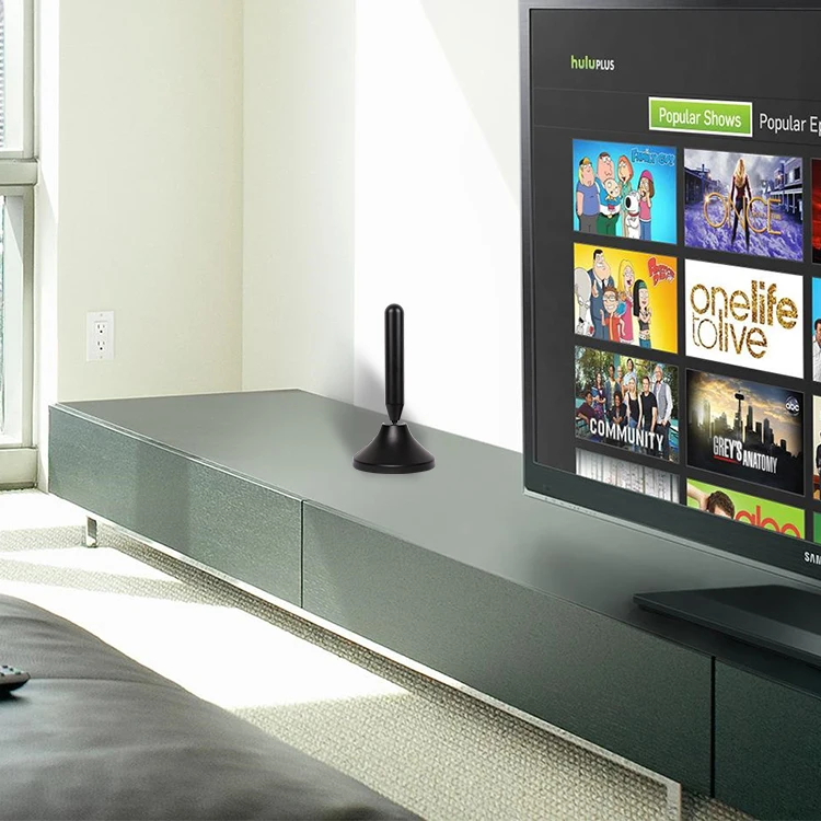 Free Channel TV Antenna HD Portable Indoor Digital Antenna TV for USB TV Tuner / DVB-T2 Television