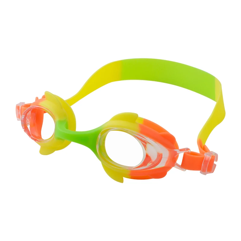 Kids Cute  Professional  Non Leaking  Swimming  Goggles  Anti-Fog Silicone Swim Goggles