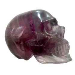 2 inch  Natural crystal skulls Customized  Carved Fluorite quartz Crystal Skulls