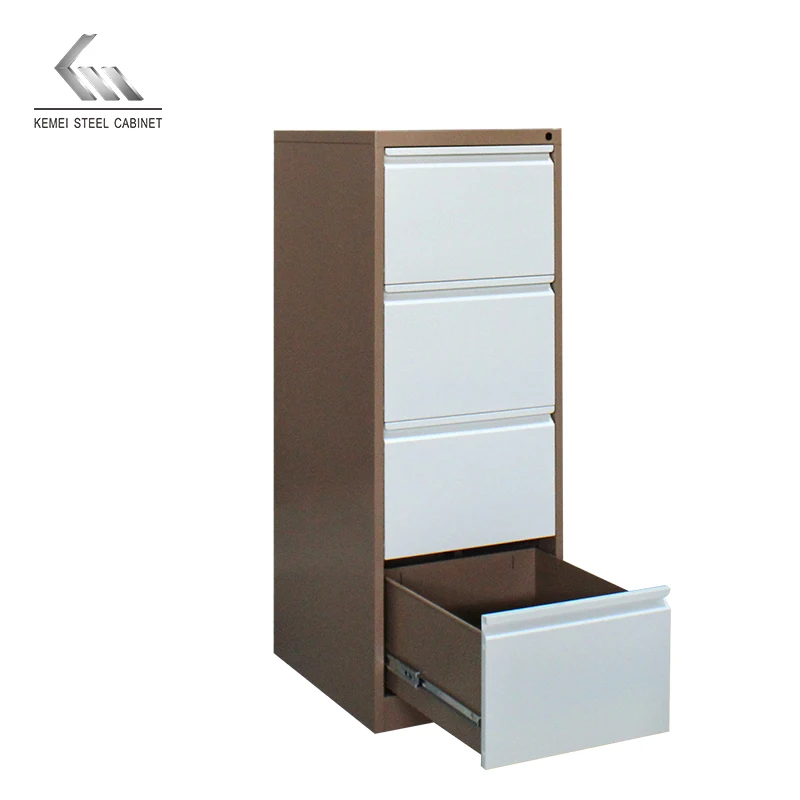 Вертикальная офисная мебель 4 ящика стальной шкаф для документов подвесная папка