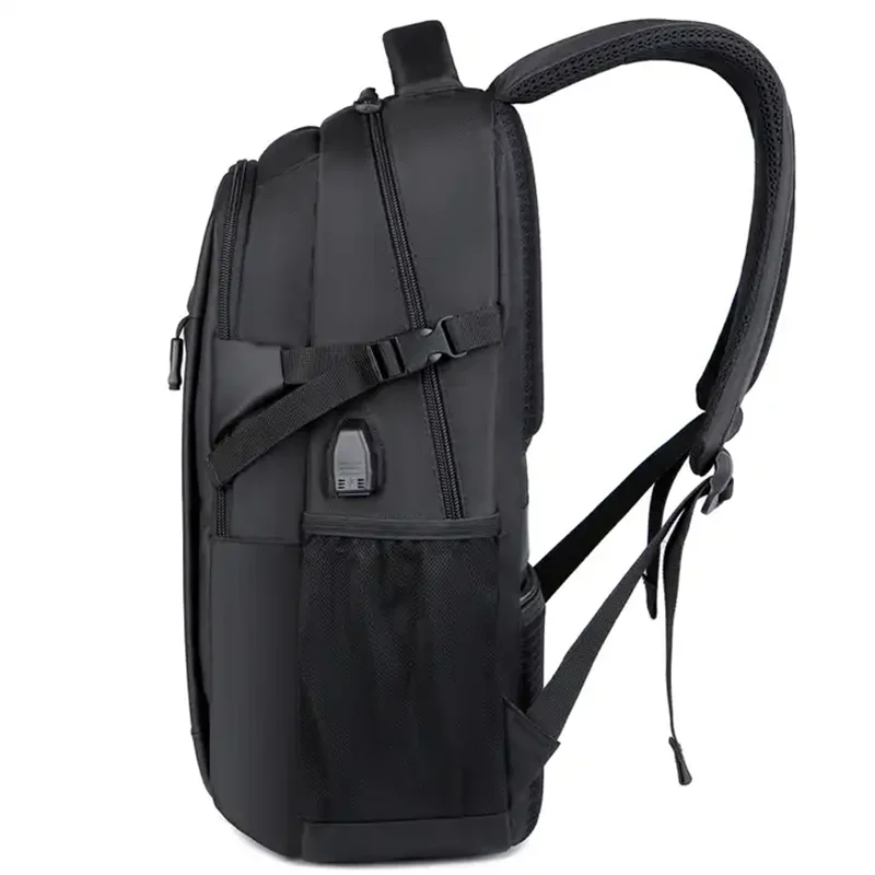 Factory 15.6 Inch Custom Logo Waterproof Oxford Pu Material Business Men Day Pack Bag Travel Laptop Backpack