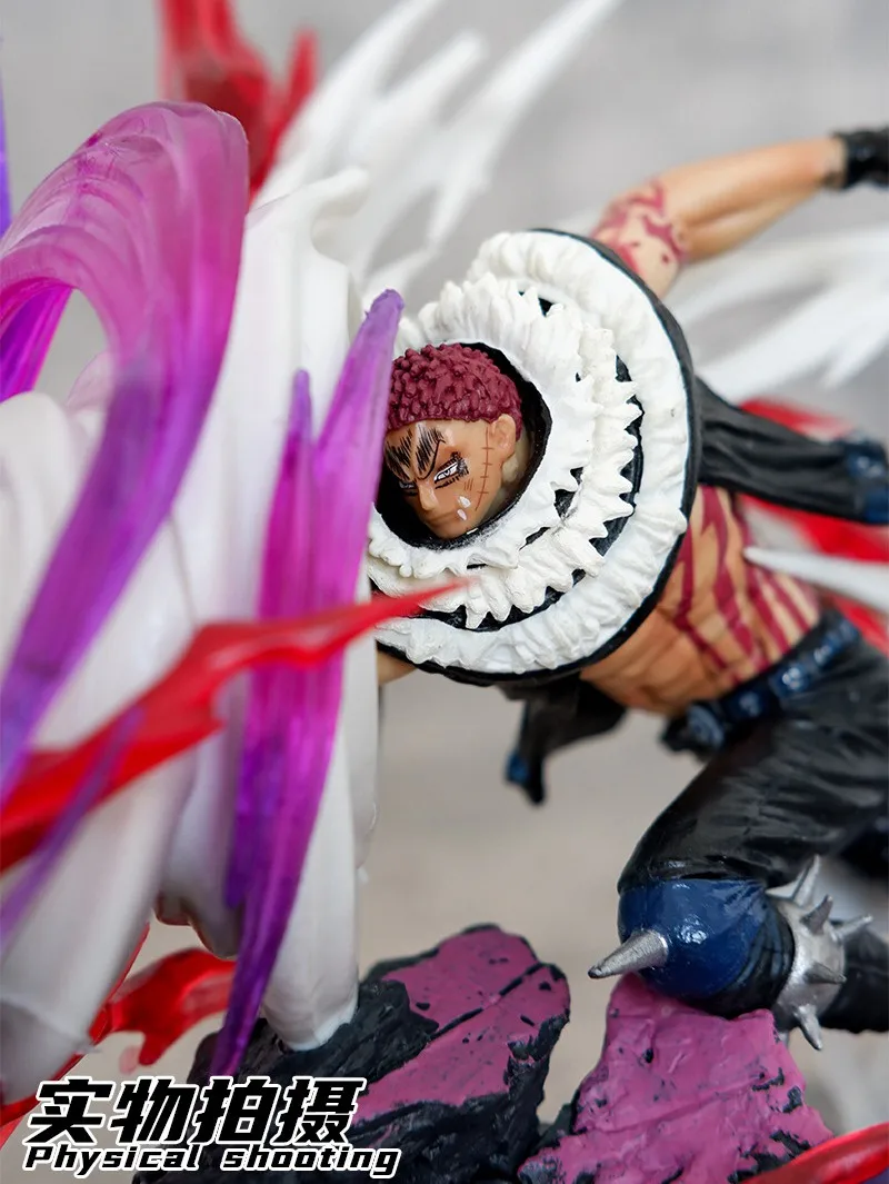 23CM Anime Figure Charlotte Katakuri Figurine 1 Piece BIG MOM PVC Anime Figuras Japanese Model Toy Doll Anime Statue