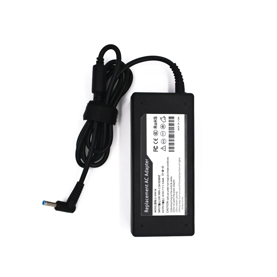 Factory direct price 19.5V 4.62A adapter 100-240v laptop power adapter For HP charger