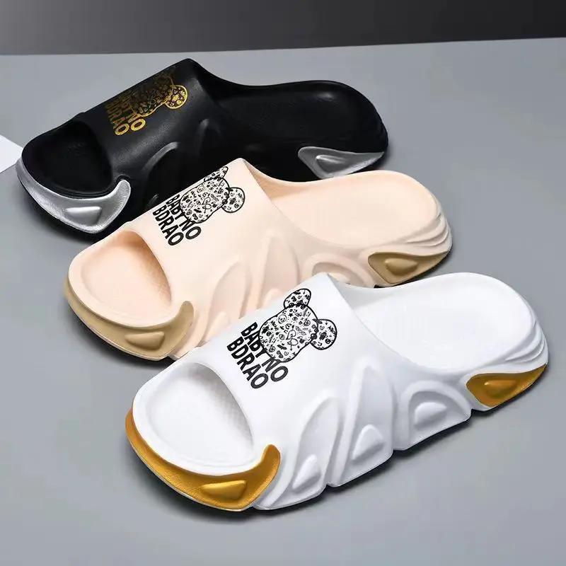 Pillow Slides pflops for men home slipper Summer Fashion Thick Bottom Step On Shit sport Slippers Outdoor Indoor Sandals