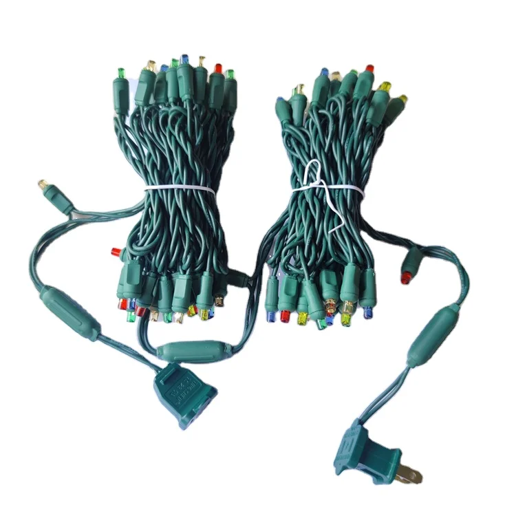 LED String Lights Green 5MM Mini Christmas Lights Strand 4' 6' Spacing