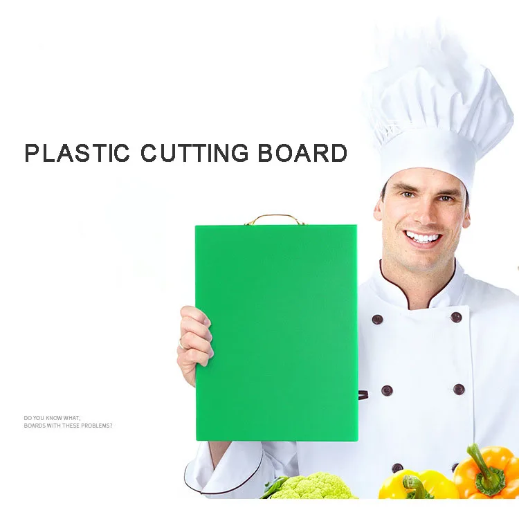 High Quality Kitchen Rectangle Custom White Chopping Pe Plastic Cutting Boards