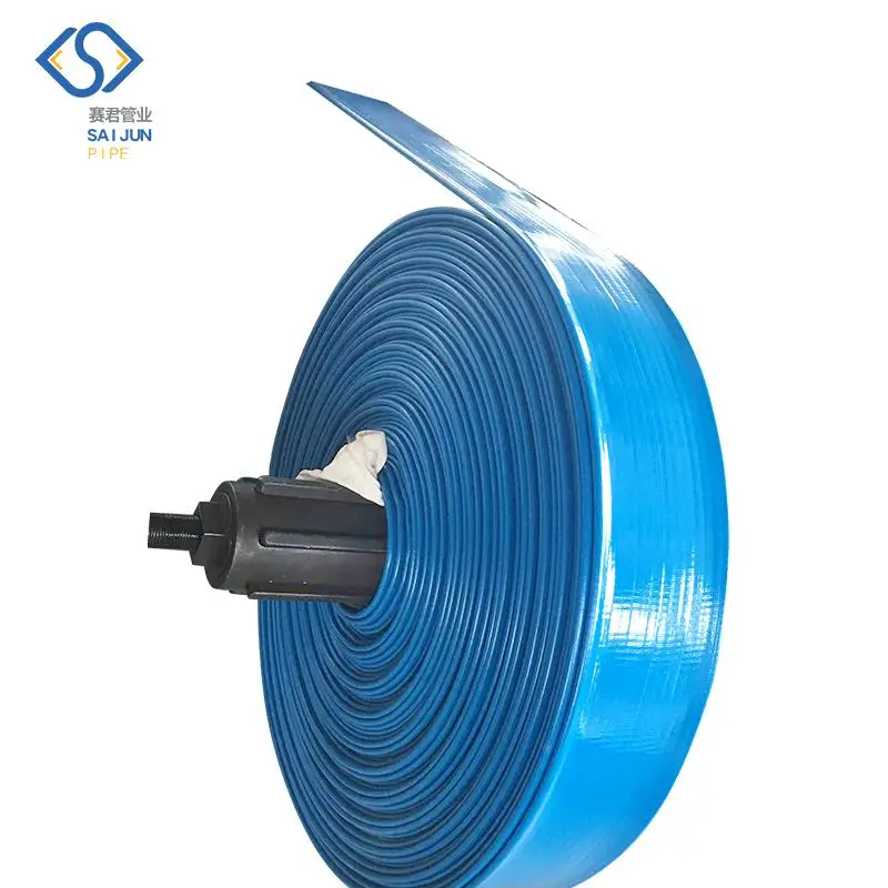 100ft expanding garden water hose pipe delivery water pipe 6 inch agricultural water hose lay flat