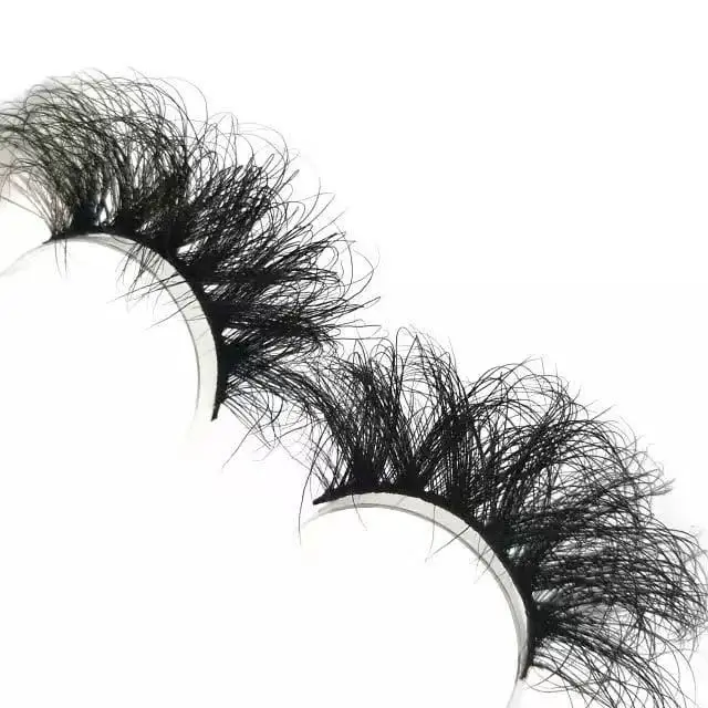 Wholesale Eyelashes Mink Eyelashes Vendor Lashes Private Label Wholesale 25 MM 3D Mink Eyelash with Custom logo Box