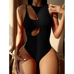 Sexy school girl photos bikini Low waist micro mini nylon swimwear one piece suit