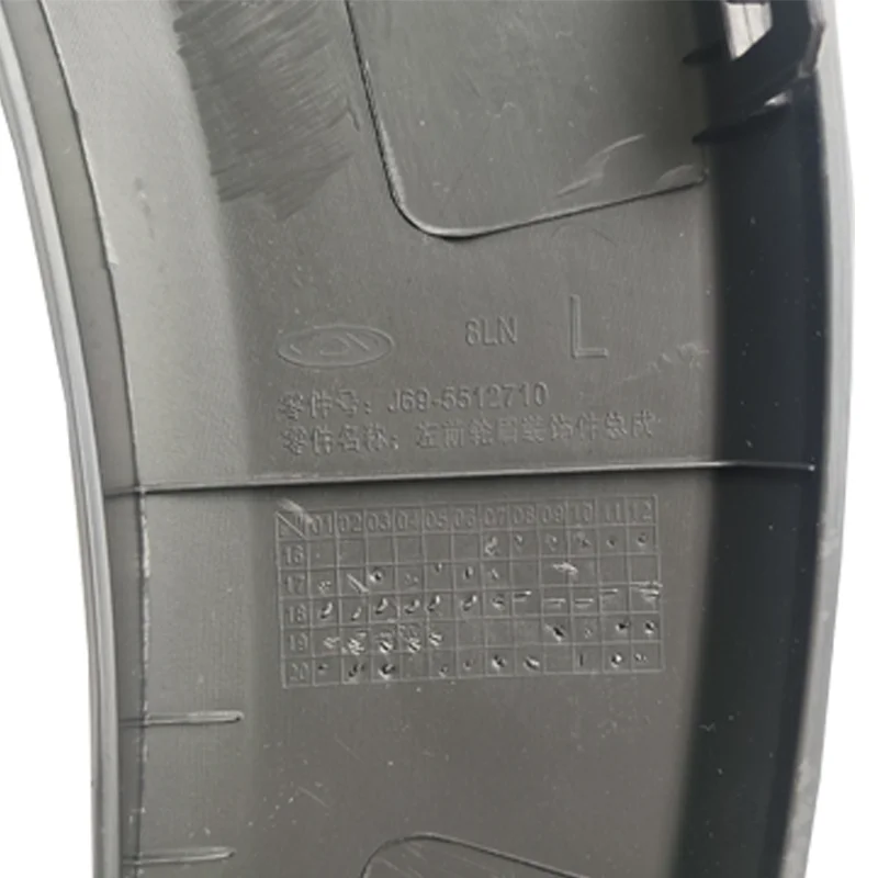 original Chery auto parts left front eyebrow panel assembly accessories new for tiggo3x tigg2 pro OE J69-5512710