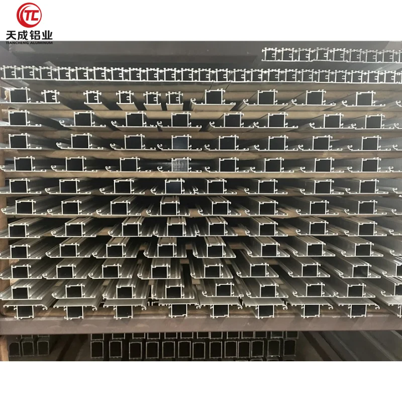 Tiancheng 6063 Алюминиевые экструзионные Декоративные Профили производитель стеклянных алюминиевых навесных стен