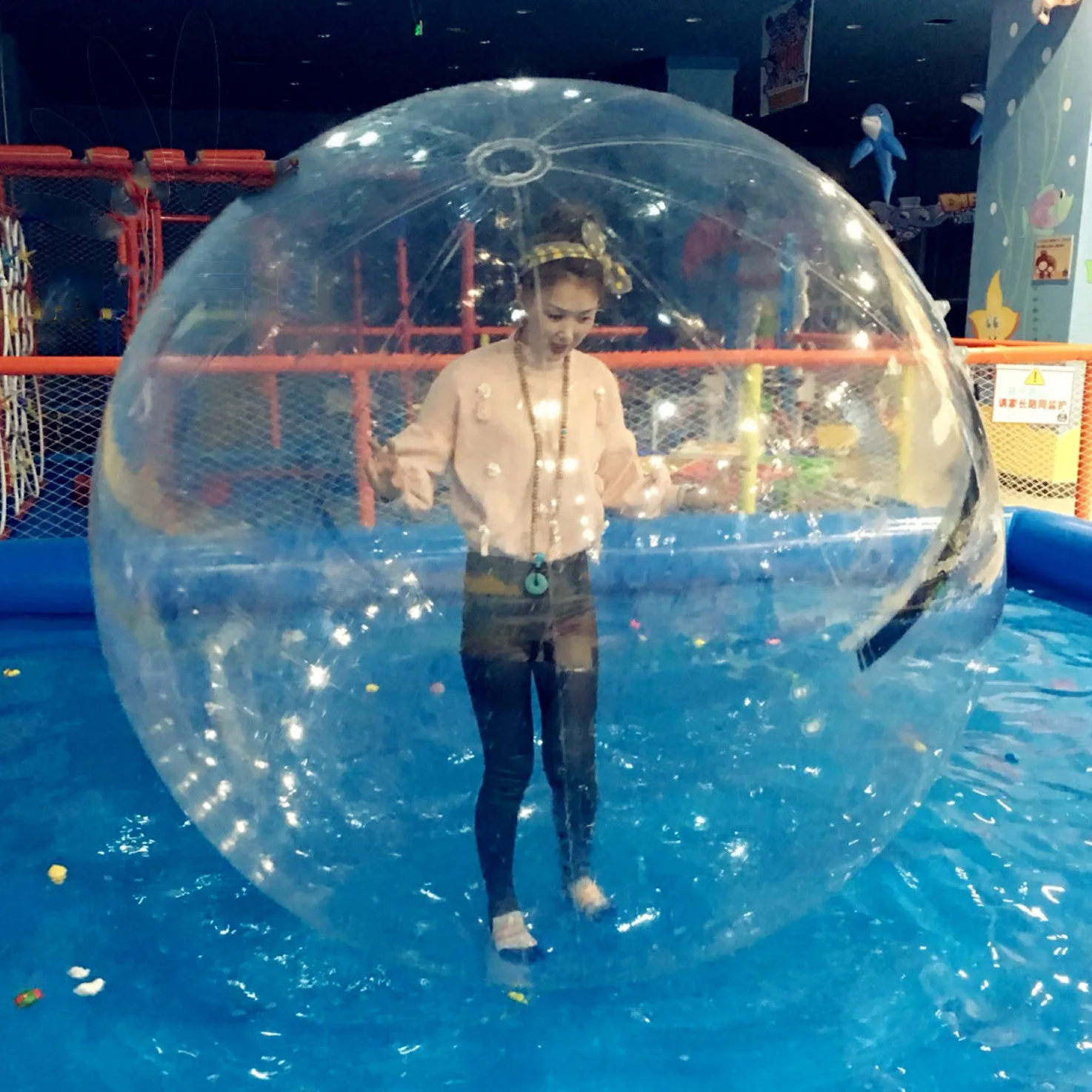 Factory price transparent inflatable toy balls zorb ball inflatable pool water ball