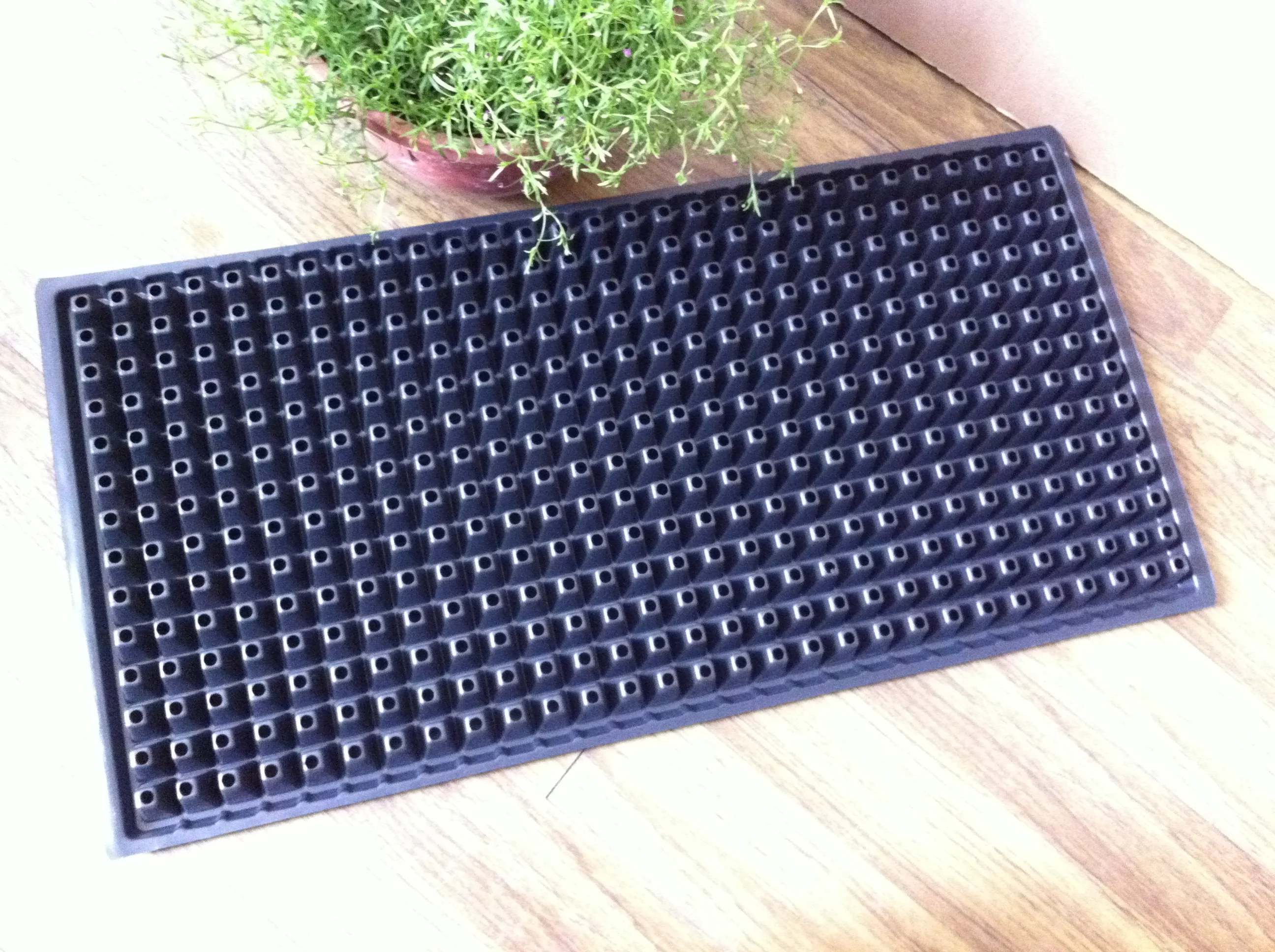 Seed planting plastic seedling nursery tray pots cell seed plant germination growing seed plug 406 cell seedling tray