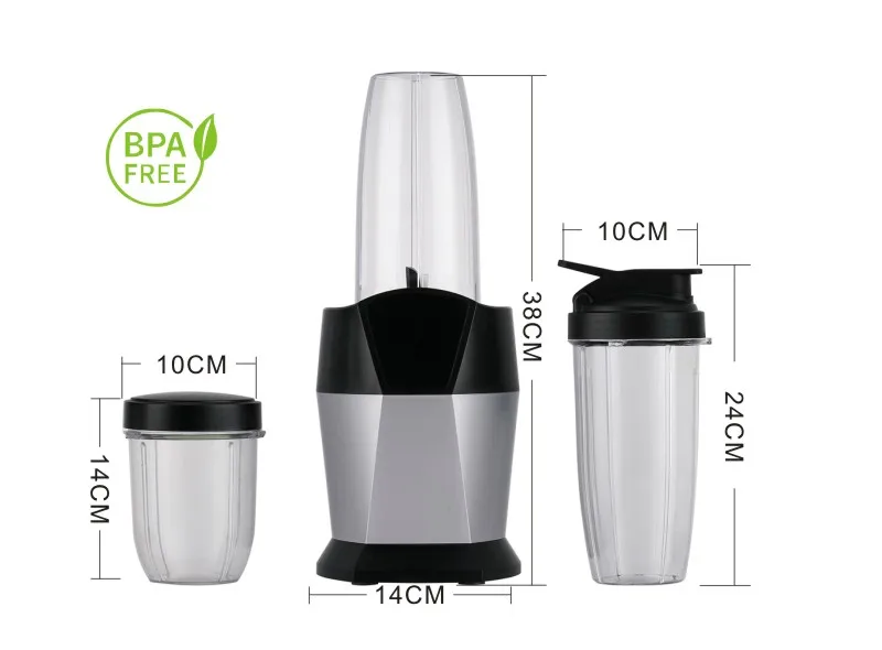 Nutri 1000W Food Grinder Soybean Milk Juice Mixer Electric Personal Blender