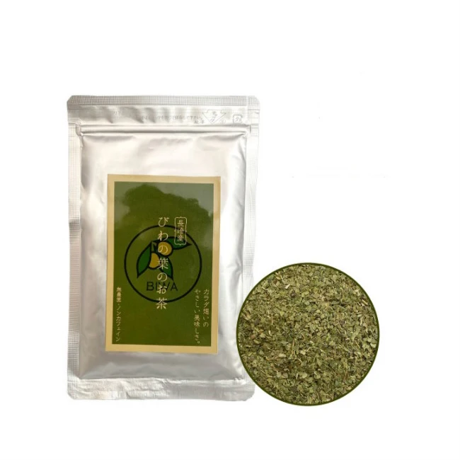 Лидер продаж, японская смесь листьев loquat без кофеина, полезный для здоровья чай