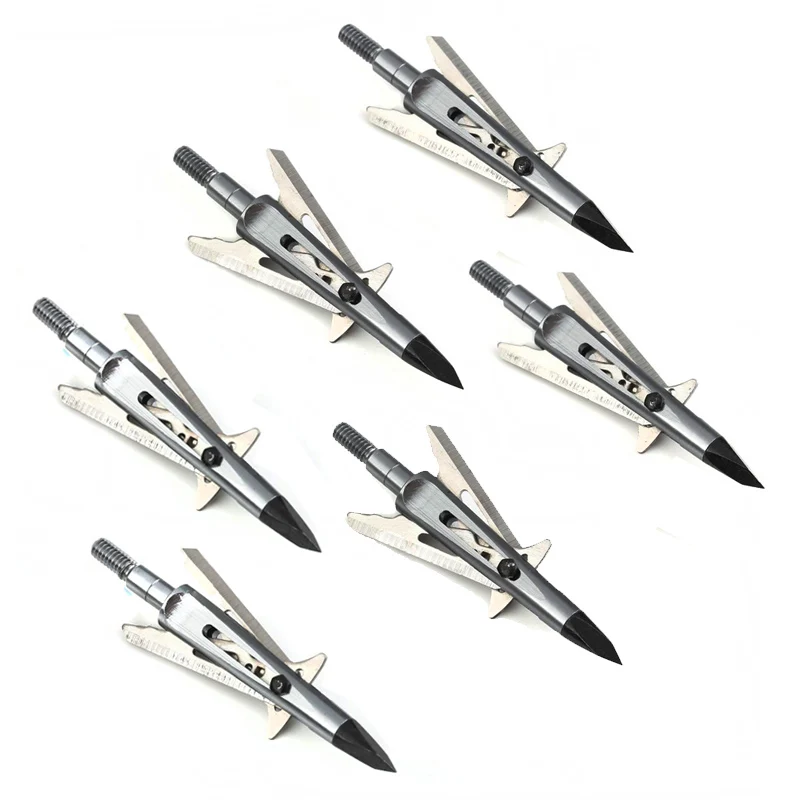 Outdoors Hunting Arrow Kill 2 Blade Broadhead 100 Grain Arrowhead Archery Arrow Compound Bow