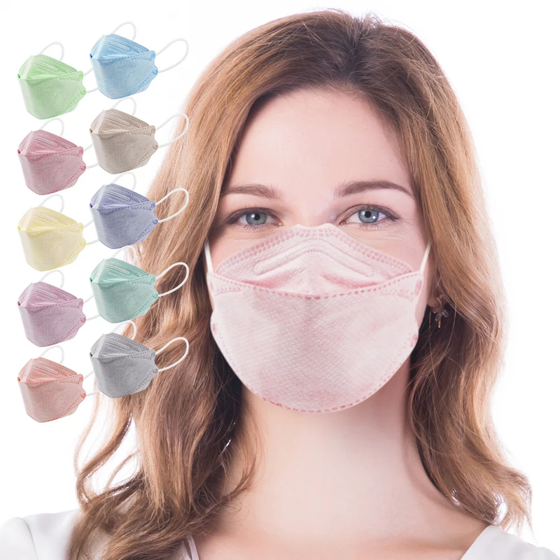 Korea Fish Shape KF 94 Facemask 94% Filter Safety Protective Disposable Mascarillas Masc Face Masker KF94 Mask