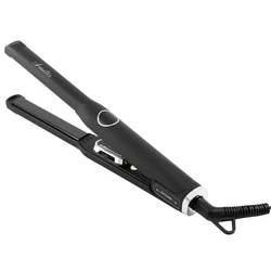 2 in 1 Travel Hair Straighteners  Black Titanium Flat Irons Mini Inch Pencil Flat Iron  Short Hair comb straightener
