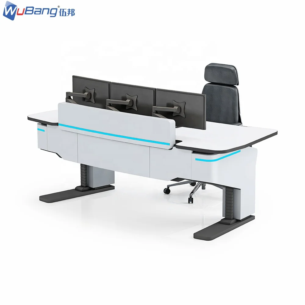Multi Combination Design Dispatch Room Smart control room furniture /console Height Adjustable ergonomic Control Console desk
