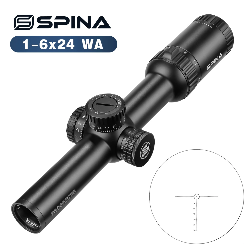 1-6x24 Wide Angle Illumination FMC Professional Telescopic Sights Scope