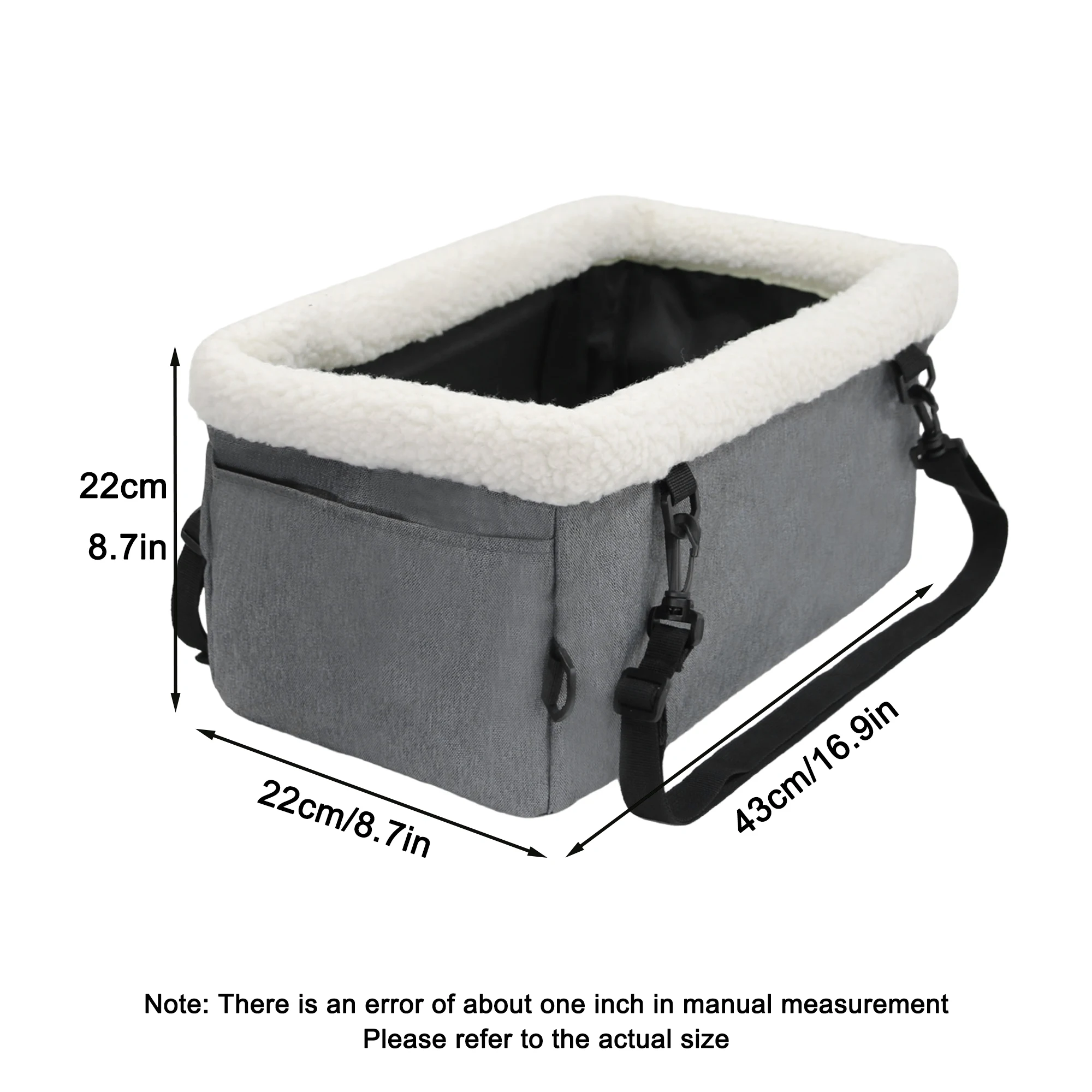 Geerduo Pet Customize OEM ODM Portable Pet Dog Cat Car Center Console Booster Seat For Small Dogs