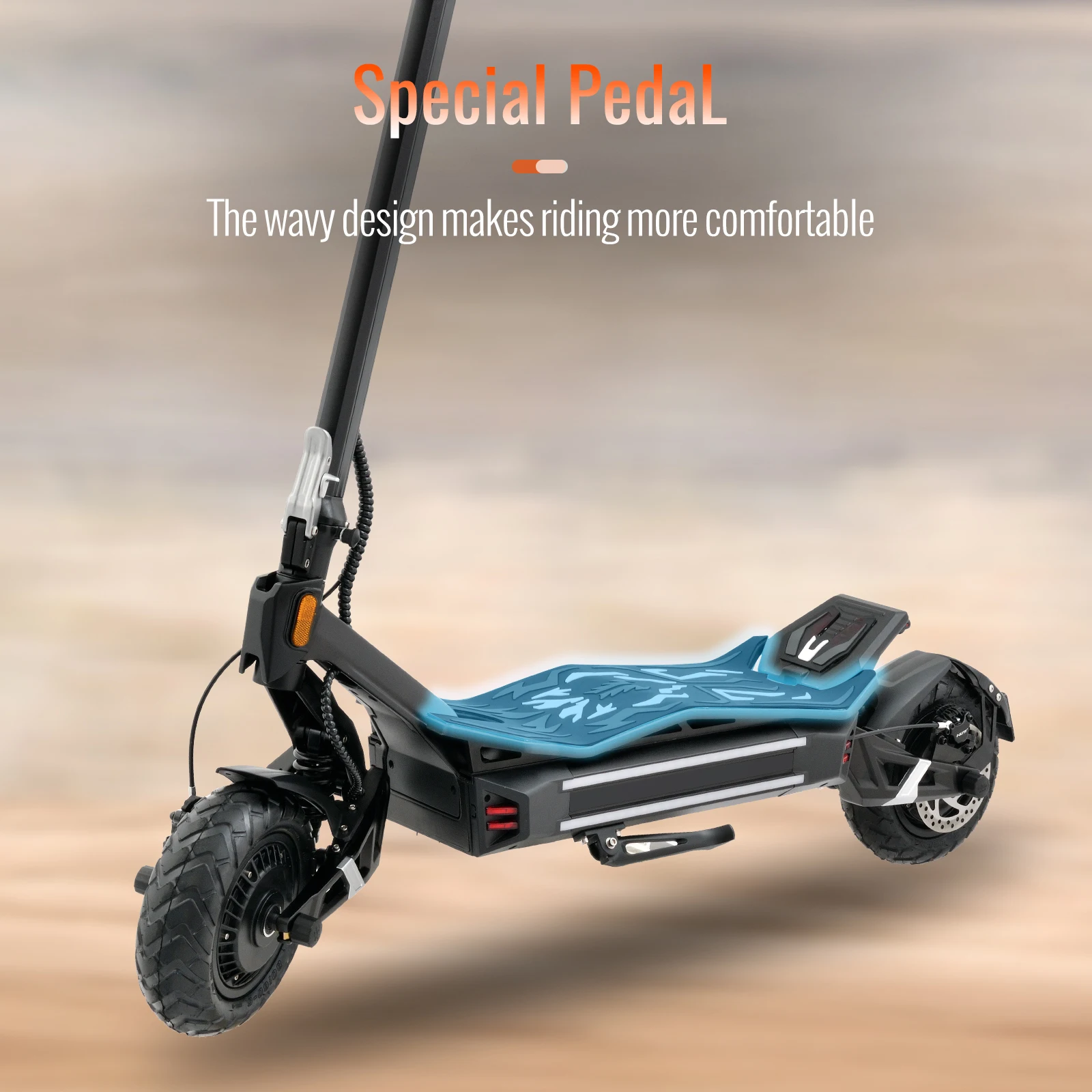 High Quality 50-60Kms Mileage Trotinette Electrique With Special Pedal And Turn Light EU Standard Adults Urban EV Scooter