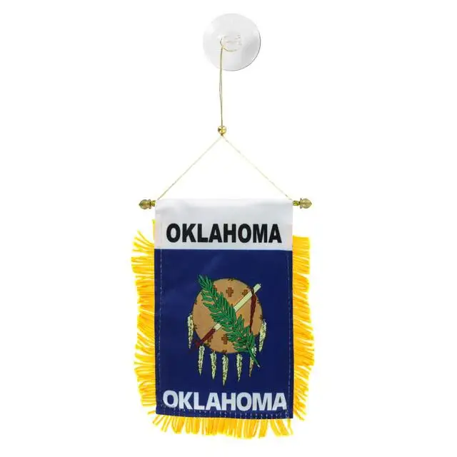 Государственный флаг Oklahoma 3x5 футов печатные латунные прокладки полиэфирный